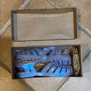 NWT Melissa Possession Sandals Size 8 Pearly Blue